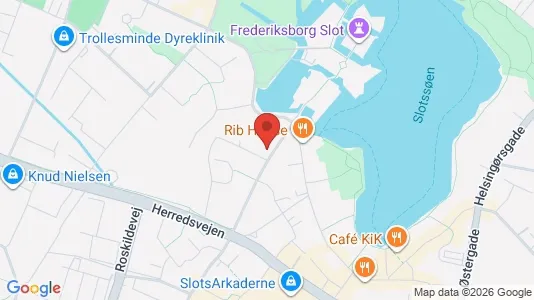 Lejligheder til salg i Hillerød - kort over placeringen