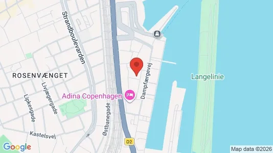 Lejligheder til salg i Østerbro - kort over placeringen