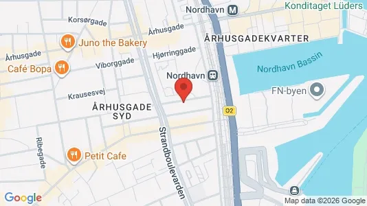 Lejligheder til salg i Østerbro - kort over placeringen