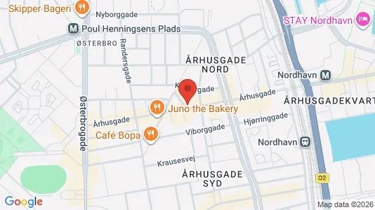 Lejligheder til salg i Østerbro - kort over placeringen