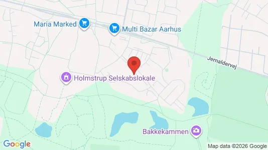 Lejligheder til salg i Århus V - kort over placeringen